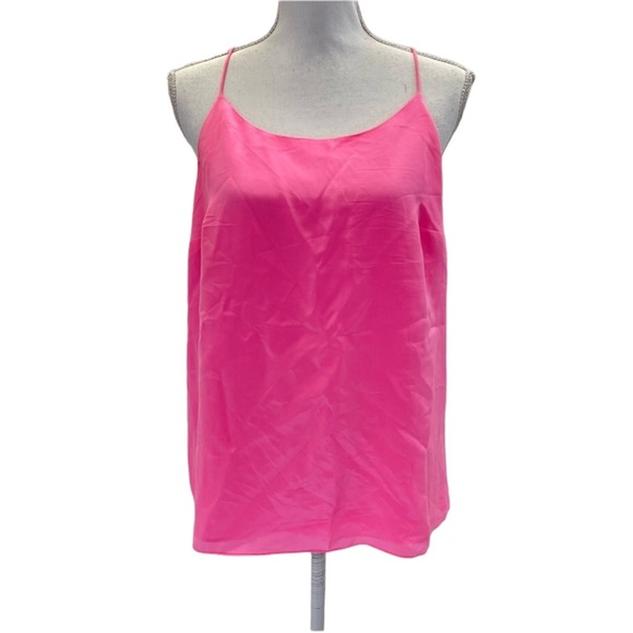 Lilly Pulitzer Silk Tank Medium Pink - Picture 2 of 16